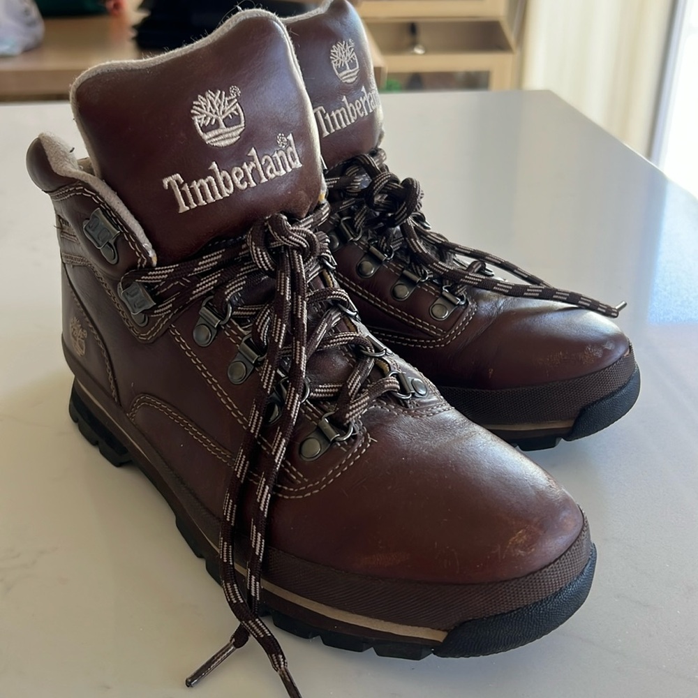 Timberland Vintage Euro Trekker 6" Boots Brown Leather 56088 Men's 10.5M